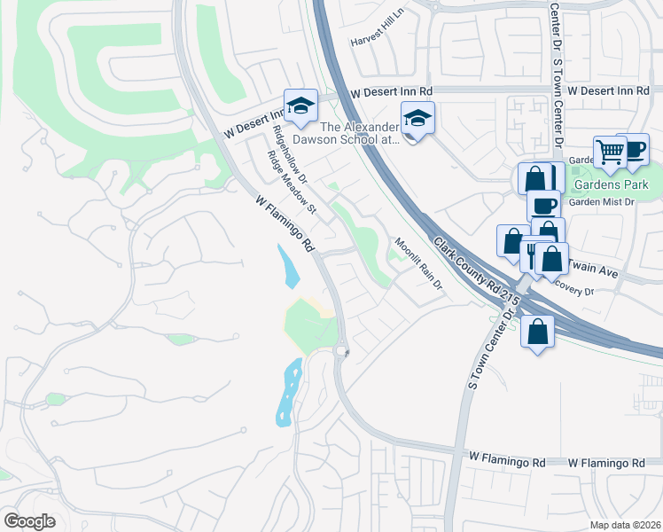 map of restaurants, bars, coffee shops, grocery stores, and more near 11098 Caramel Crest Court in Las Vegas