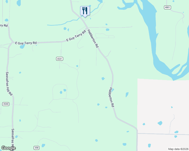 map of restaurants, bars, coffee shops, grocery stores, and more near 18003 Habberton Road in Springdale