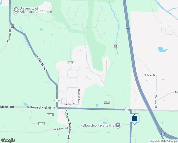 map of restaurants, bars, coffee shops, grocery stores, and more near 4556 Clear Creek Boulevard in Fayetteville