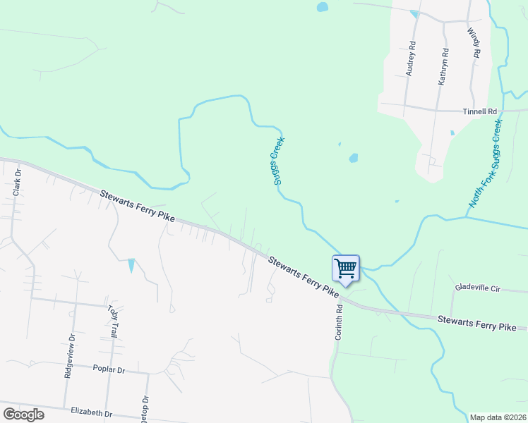 map of restaurants, bars, coffee shops, grocery stores, and more near 4085 Stewarts Ferry Pike in Mt. Juliet