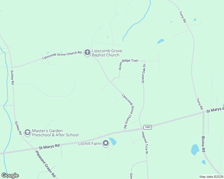 map of restaurants, bars, coffee shops, grocery stores, and more near 414 Lipscomb Grove Church Road in Hillsborough