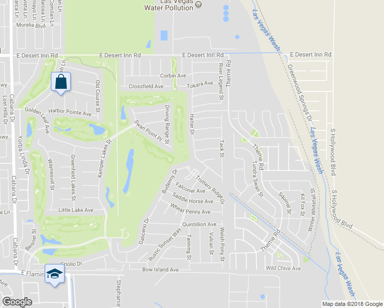 map of restaurants, bars, coffee shops, grocery stores, and more near 3671 Halter Drive in Las Vegas