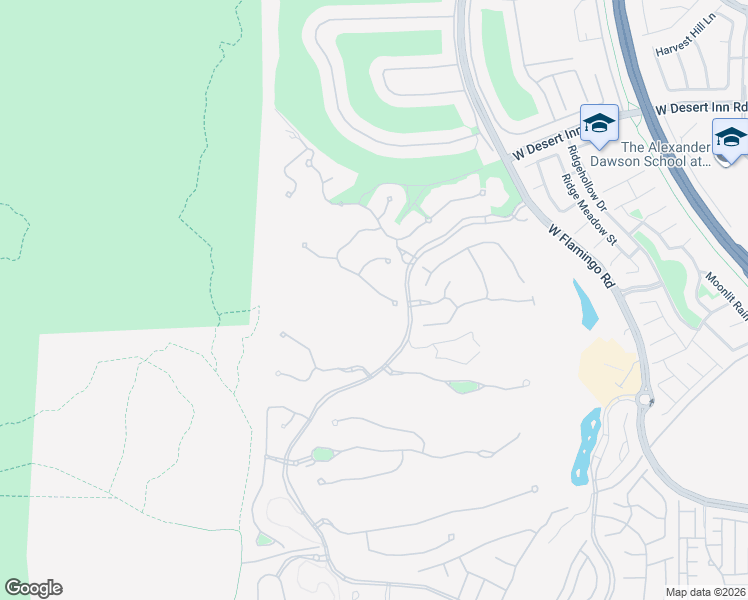 map of restaurants, bars, coffee shops, grocery stores, and more near 15 Golden Sunray Lane in Las Vegas