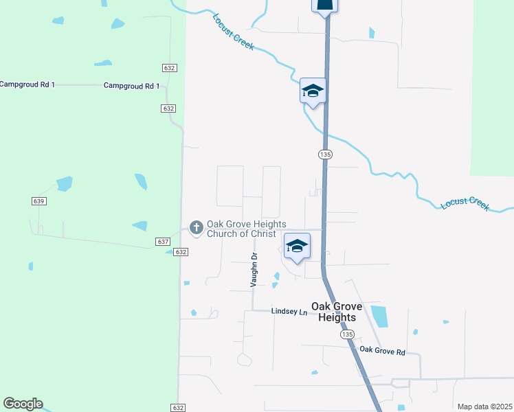 map of restaurants, bars, coffee shops, grocery stores, and more near 72 Misty Marie Drive in Paragould