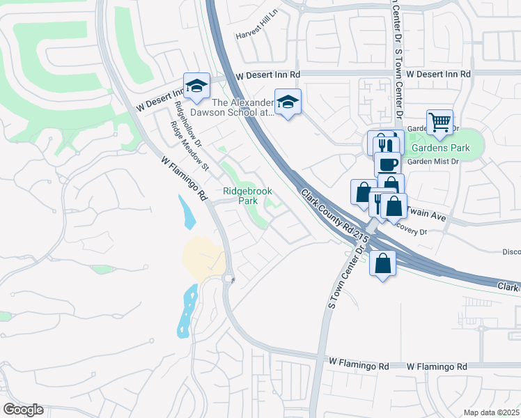 map of restaurants, bars, coffee shops, grocery stores, and more near 3649 Australian Cloud Drive in Las Vegas