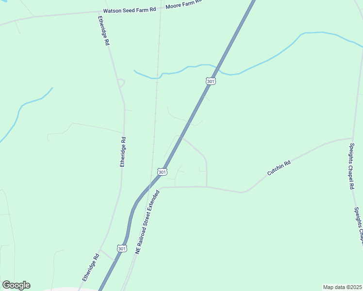 map of restaurants, bars, coffee shops, grocery stores, and more near 1617 Northeast Railroad Street Extended in Whitakers