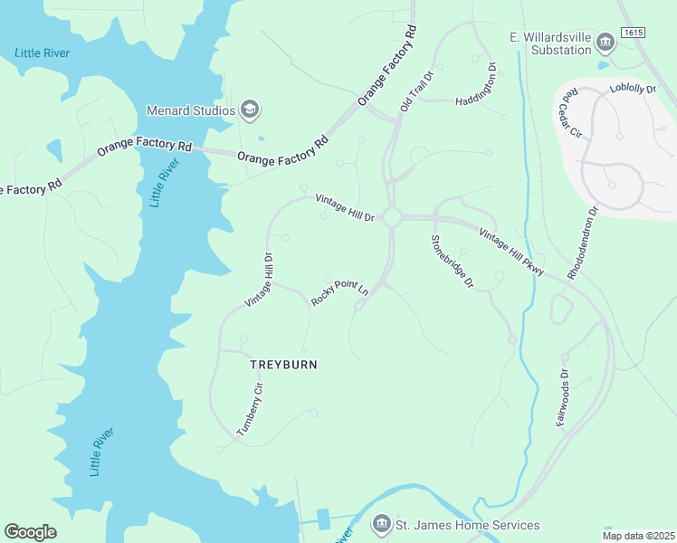 map of restaurants, bars, coffee shops, grocery stores, and more near 6 Moss Creek Court in Durham