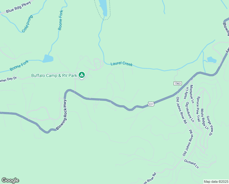 map of restaurants, bars, coffee shops, grocery stores, and more near 182 Fair Park Drive in Blowing Rock