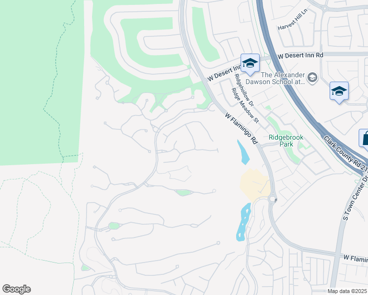 map of restaurants, bars, coffee shops, grocery stores, and more near 48 Panorama Crest Avenue in Las Vegas