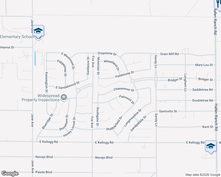 map of restaurants, bars, coffee shops, grocery stores, and more near 5120 Chasemoor Street in Pahrump