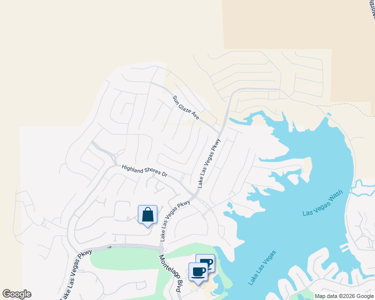 map of restaurants, bars, coffee shops, grocery stores, and more near 36 Stone Bluff Lane in Henderson