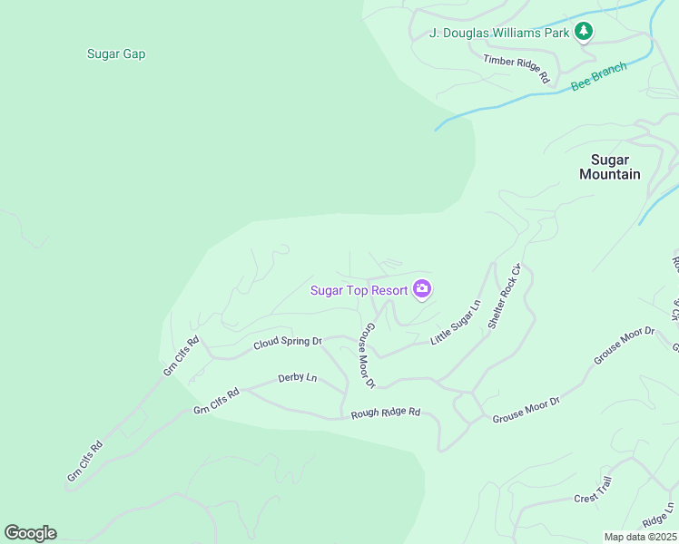 map of restaurants, bars, coffee shops, grocery stores, and more near 299 Woodhaven Drive in Sugar Mountain
