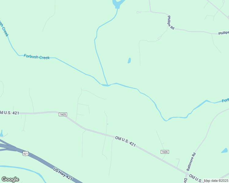 map of restaurants, bars, coffee shops, grocery stores, and more near 3925 Meadow Lane in Yadkinville
