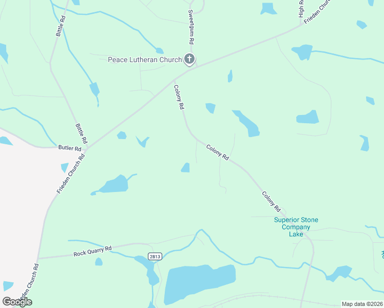 map of restaurants, bars, coffee shops, grocery stores, and more near 2157 Colony Road in Gibsonville