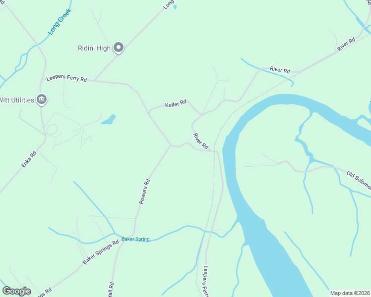 map of restaurants, bars, coffee shops, grocery stores, and more near 5972 Leepers Ferry Road in White Pine