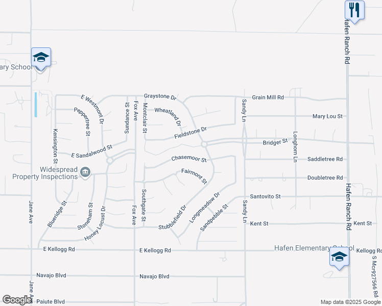 map of restaurants, bars, coffee shops, grocery stores, and more near 5210 Chasemoor Street in Pahrump