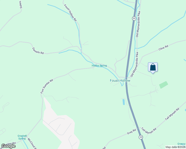 map of restaurants, bars, coffee shops, grocery stores, and more near 5720 Fort Sumter Road in Knoxville