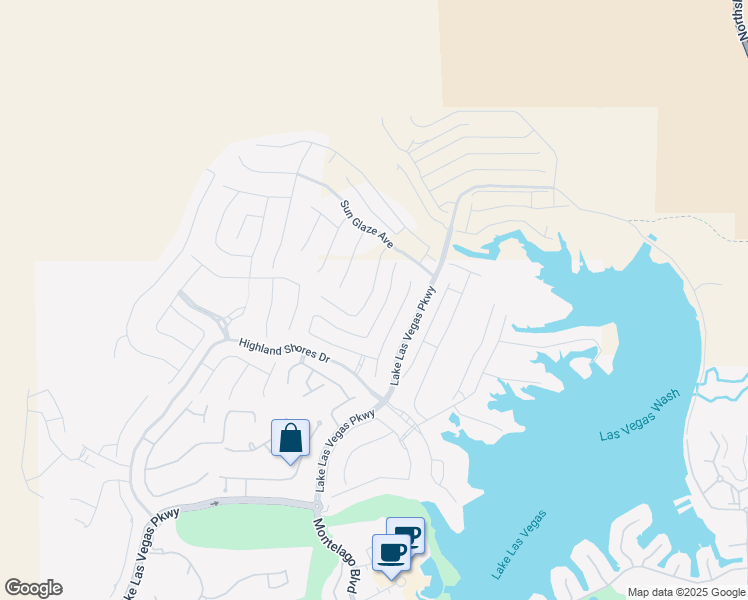 map of restaurants, bars, coffee shops, grocery stores, and more near Unnamed Road in Henderson