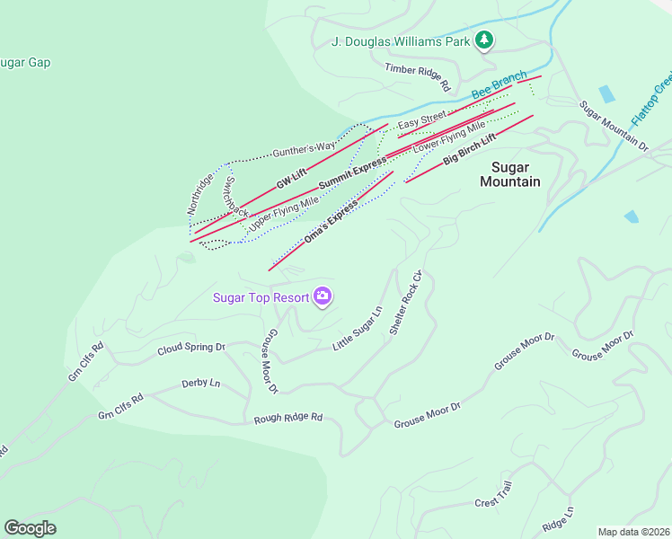 map of restaurants, bars, coffee shops, grocery stores, and more near 11 Sugar Ski Drive in Sugar Mountain