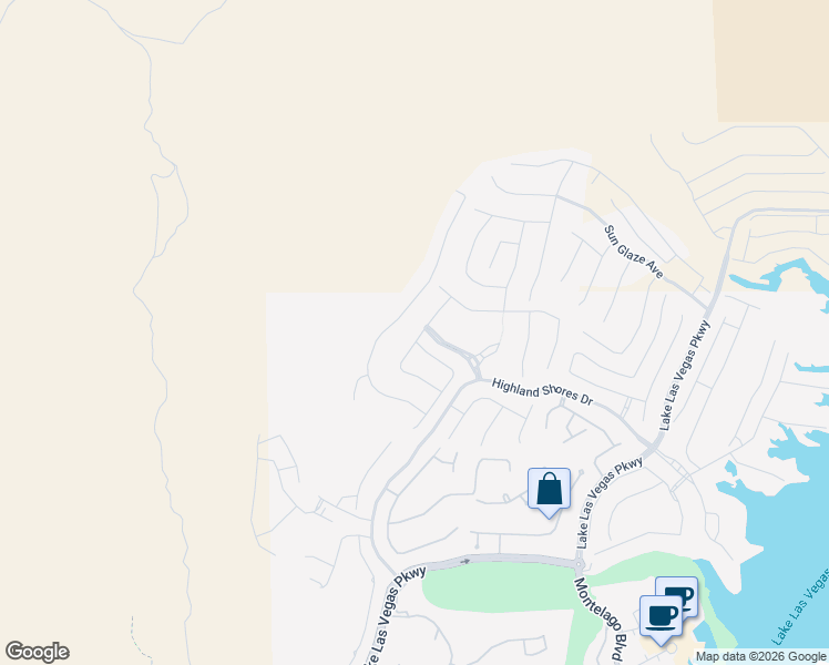 map of restaurants, bars, coffee shops, grocery stores, and more near 13 Desert Juniper Lane in Henderson
