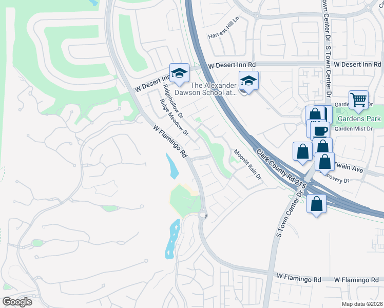 map of restaurants, bars, coffee shops, grocery stores, and more near 11098 Caramel Crest Court in Las Vegas
