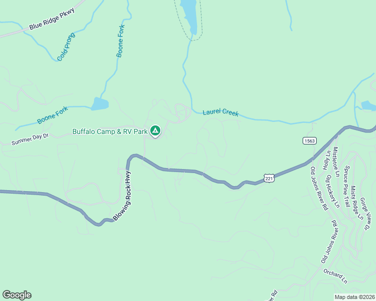 map of restaurants, bars, coffee shops, grocery stores, and more near 4976 U.S. 221 in Blowing Rock