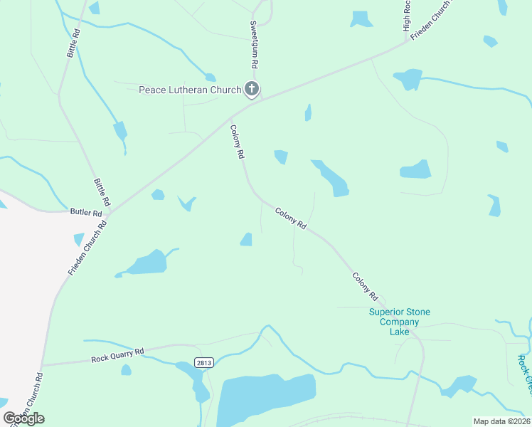 map of restaurants, bars, coffee shops, grocery stores, and more near 2157 Colony Road in Gibsonville