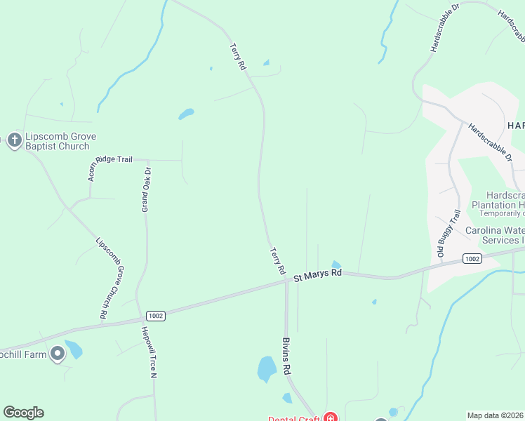 map of restaurants, bars, coffee shops, grocery stores, and more near 299 Terry Road in Hillsborough