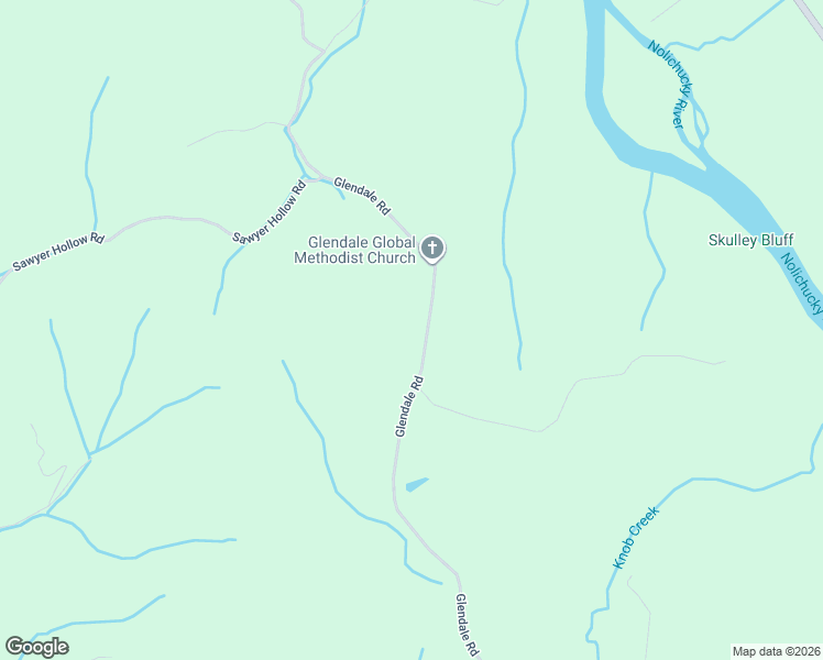 map of restaurants, bars, coffee shops, grocery stores, and more near 3271 Glendale Road in Bybee