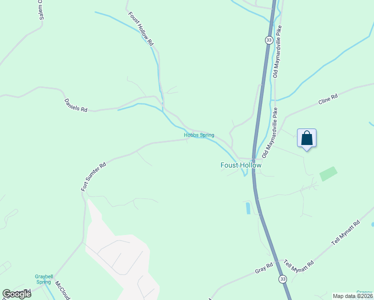 map of restaurants, bars, coffee shops, grocery stores, and more near 5724 Fort Sumter Road in Knoxville