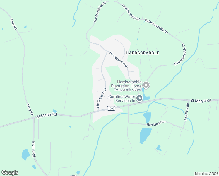 map of restaurants, bars, coffee shops, grocery stores, and more near 305 Old Buggy Trail in Hillsborough