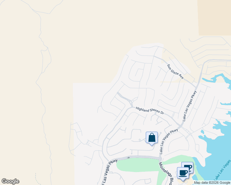 map of restaurants, bars, coffee shops, grocery stores, and more near 33 Desert Juniper Lane in Henderson