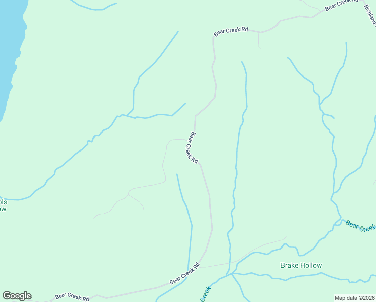 map of restaurants, bars, coffee shops, grocery stores, and more near 2231 Bear Creek Road in Waverly