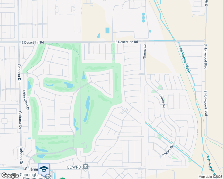 map of restaurants, bars, coffee shops, grocery stores, and more near 3594 Driving Range Street in Las Vegas
