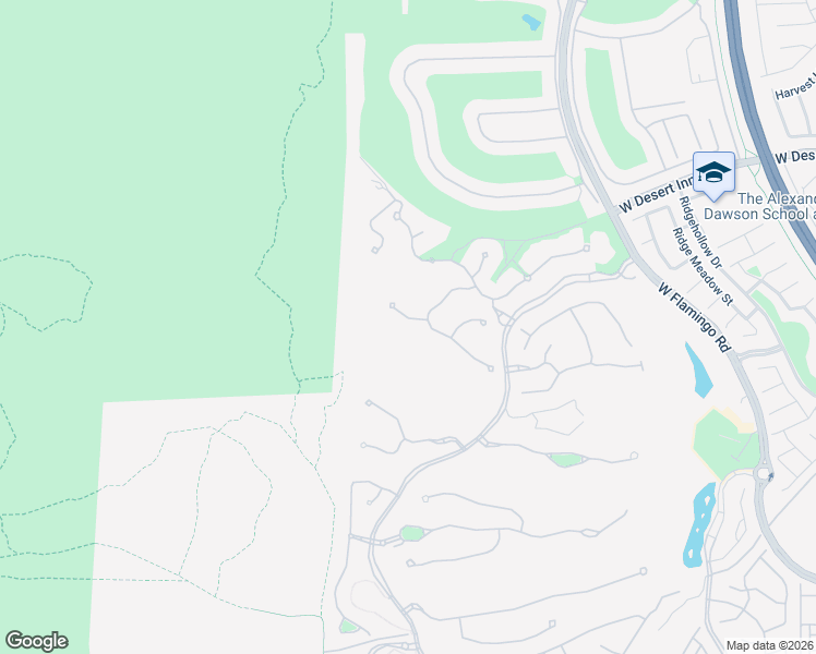 map of restaurants, bars, coffee shops, grocery stores, and more near 18 Sable Ridge Court in Las Vegas