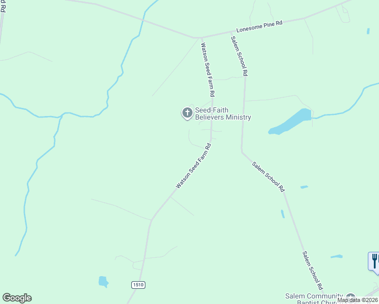 map of restaurants, bars, coffee shops, grocery stores, and more near 3993 Watson Seed Farm Road in Whitakers