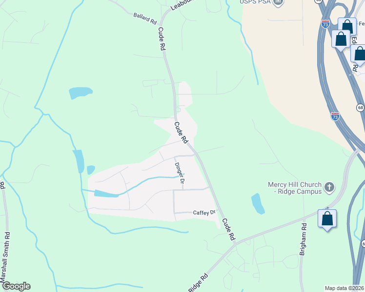 map of restaurants, bars, coffee shops, grocery stores, and more near 1863 Cude Road in Colfax