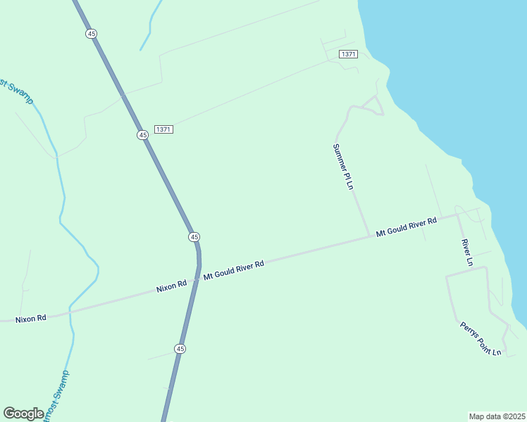 map of restaurants, bars, coffee shops, grocery stores, and more near 127 Mount Gould River Road in Merry Hill