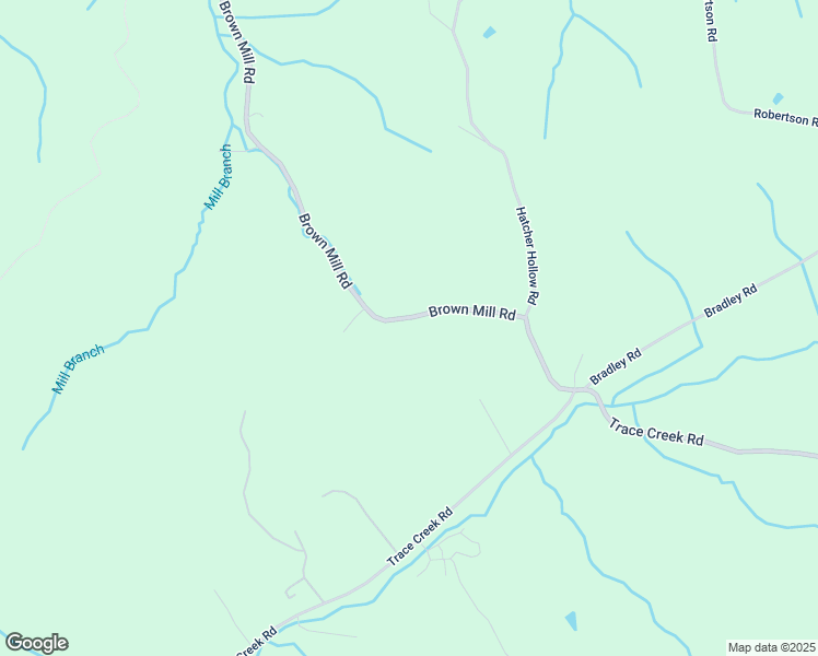 map of restaurants, bars, coffee shops, grocery stores, and more near 261 Brown Mill Road in McEwen