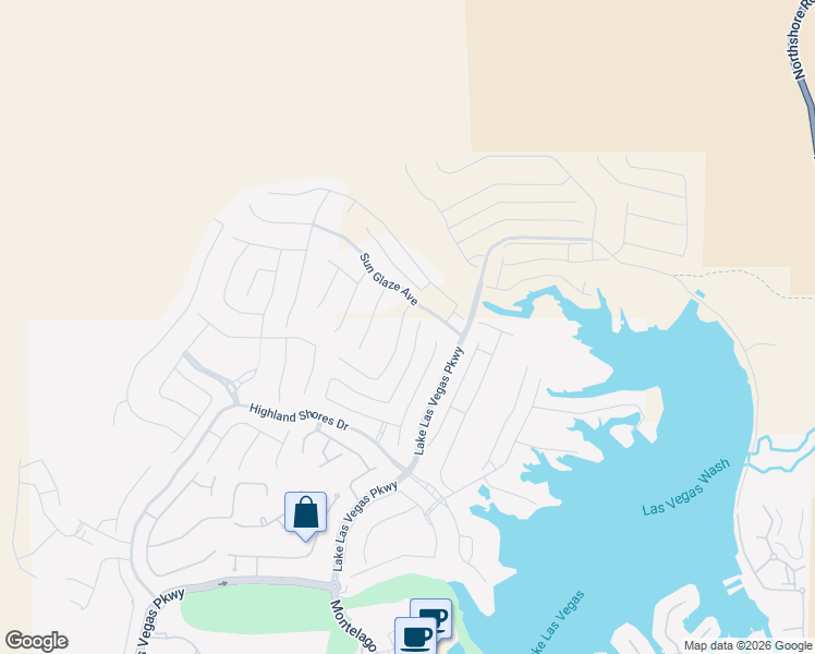 map of restaurants, bars, coffee shops, grocery stores, and more near 92 Stone Bluff Lane in Henderson