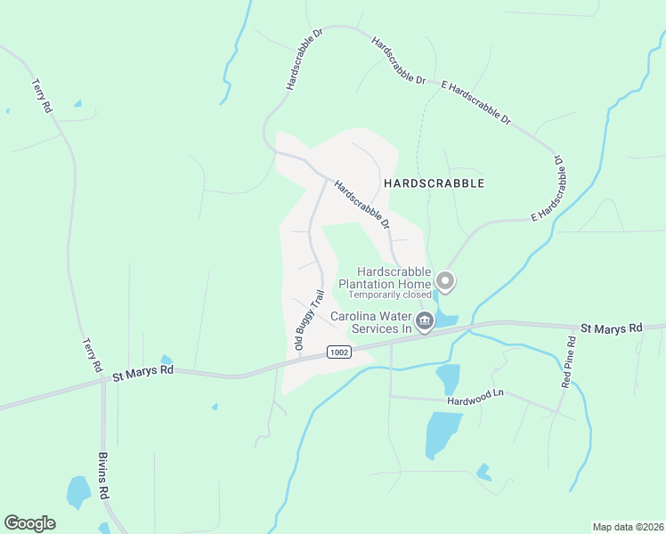 map of restaurants, bars, coffee shops, grocery stores, and more near 305 Old Buggy Trail in Hillsborough