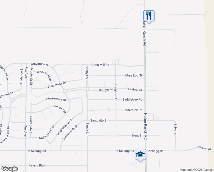 map of restaurants, bars, coffee shops, grocery stores, and more near 6491 Lone Dove Court in Pahrump