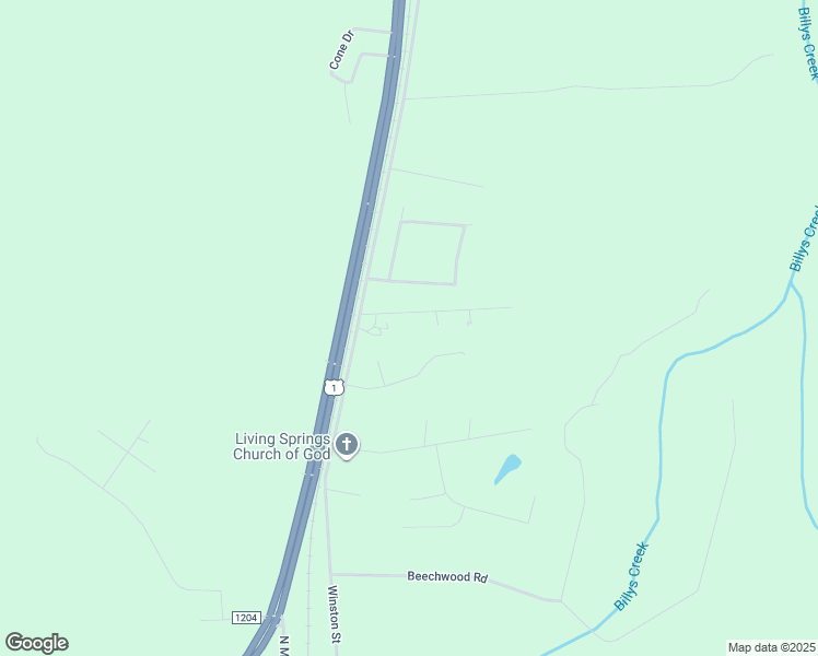 map of restaurants, bars, coffee shops, grocery stores, and more near 154 Marlless Drive in Franklinton