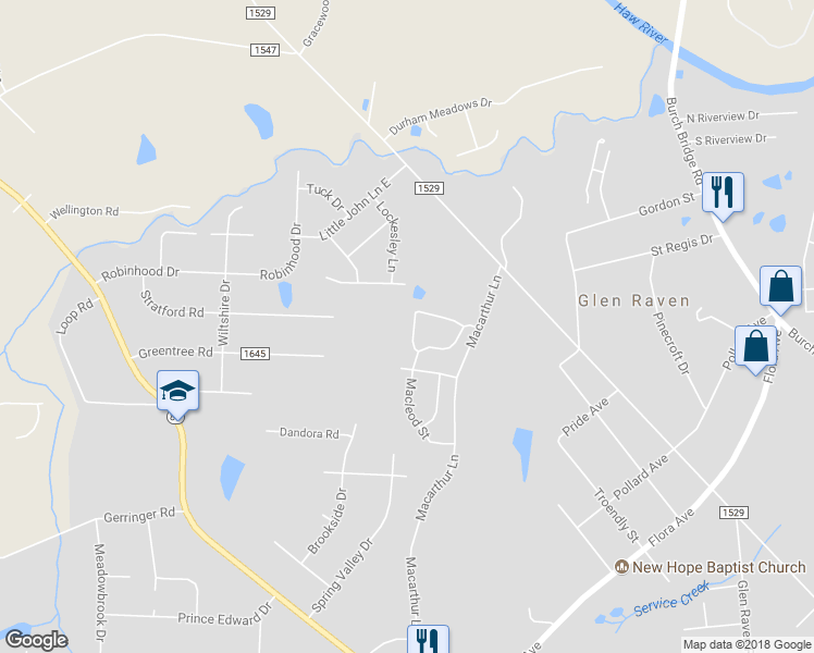 map of restaurants, bars, coffee shops, grocery stores, and more near 650 Cairn Circle in Burlington