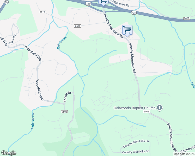 map of restaurants, bars, coffee shops, grocery stores, and more near 405 Sleepy Avenue West Road in Wilkesboro