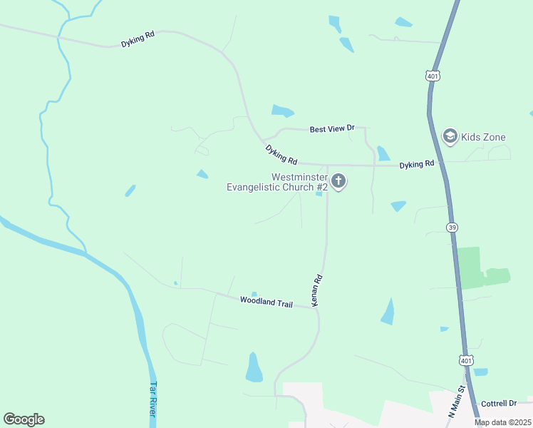 map of restaurants, bars, coffee shops, grocery stores, and more near 122 Harris Road in Louisburg