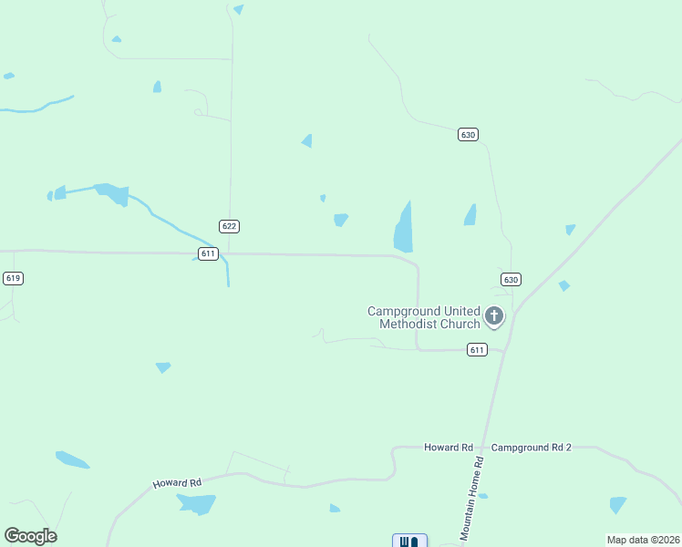 map of restaurants, bars, coffee shops, grocery stores, and more near 2046 Greene Road 611 in Paragould