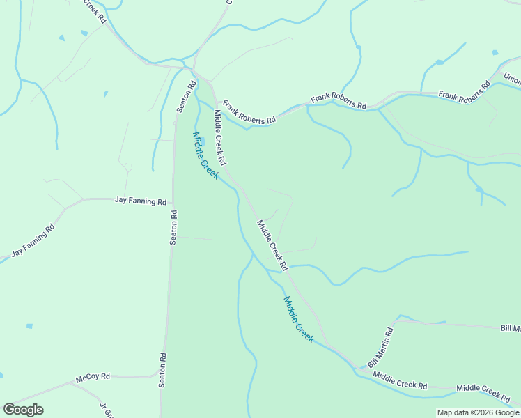 map of restaurants, bars, coffee shops, grocery stores, and more near 2185 Middle Creek Road in Afton
