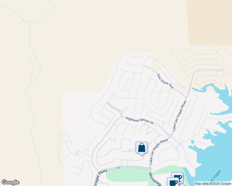 map of restaurants, bars, coffee shops, grocery stores, and more near 58 Aster Beach Avenue in Henderson