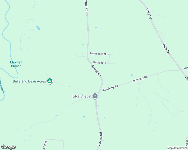 map of restaurants, bars, coffee shops, grocery stores, and more near 4015 Baxter Road in Baxter